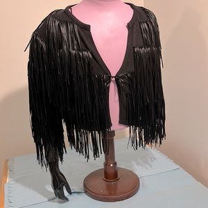 fringe knit cardigan uniquely